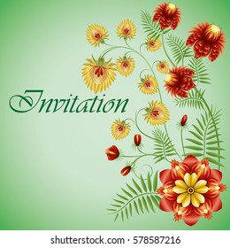 Abstract flower pattern for decoration backgrounds