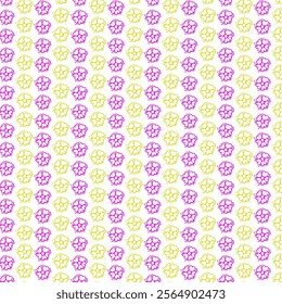 Abstract flower pattern design with background