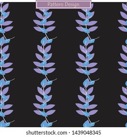 Abstract flower pattern design on black background.Use for wallpaper, template, banner, cover, fabric, textile