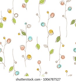 Abstract flower pattern.
I designed a flower abstractly,
This painting continues repeatedly seamlessly,
