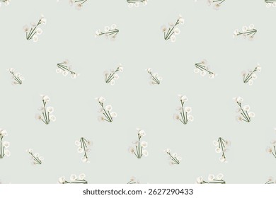 Abstract flower pattern. Hand draw flowers. For print cloth, textile, texture design, fabric, printing. Botanical pattern. Vector design 