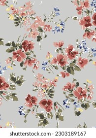 abstract flower pattern image suitable for fabric textile