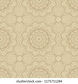 Abstract flower pattern paper for scrapbook. Vector illustration.