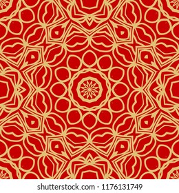 Abstract flower pattern paper for scrapbook. Vector illustration.