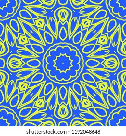 Abstract flower pattern paper for scrapbook. Vector illustration.