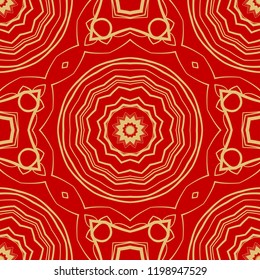 Abstract flower pattern paper for scrapbook. Vector illustration.