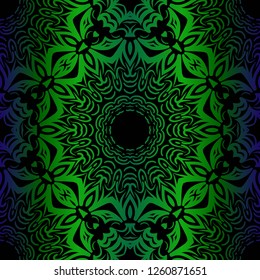 Abstract flower pattern paper for scrapbook. Vector illustration.
