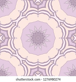 Abstract flower pattern paper for scrapbook. Vector illustration.