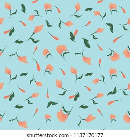 abstract flower pattern (seamless)