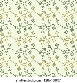 Abstract Flower Pattern Vector Illustration. 