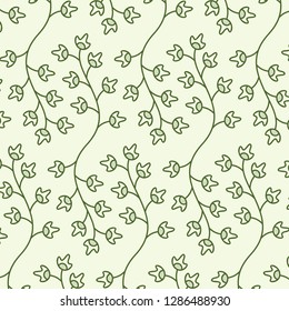 Abstract Flower Pattern Vector Illustration. 