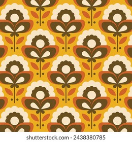 Abstract Flower Pattern Wallpaper and Textures