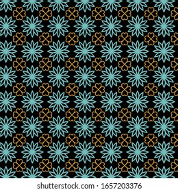 abstract flower pattern wallpaper vector