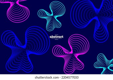 abstract flower petal with navyblue background biology theme can be use for advertisement brochure template banner website cover product package design vector eps.