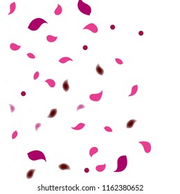 Abstract flower petals confetti background. Falling red petals decoration vector. Romantic valentines wedding celebration design for invitation card. Natural floral flying dynamic illustration design