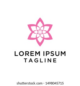 
Abstract Flower Resort Spa Logo icon, Isolated in White Background