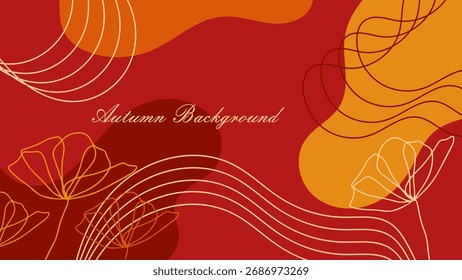 Abstract flower seamless Background. flower and leaves background.vector illustration