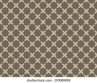 Abstract flower seamless pattern