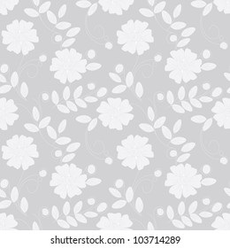 Abstract flower seamless pattern background