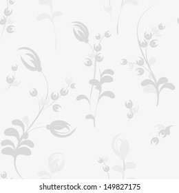 Abstract flower seamless pattern background