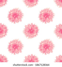 Abstract Flower Seamless Pattern Background. Vector Illustration EPS10 