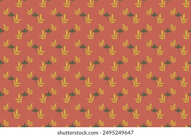 Abstract flower seamless pattern background. Floral seamless pattern background