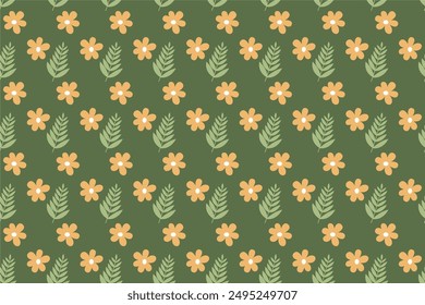 Abstract flower seamless pattern background. Floral seamless pattern background