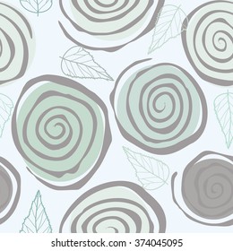 Abstract flower seamless pattern background