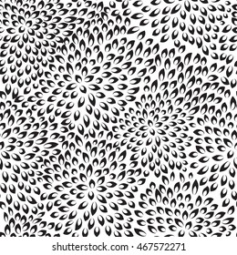 Abstract Flower Seamless Pattern Background Vector Illustration EPS10