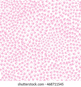 Abstract Flower Seamless Pattern Background Vector Illustration EPS10