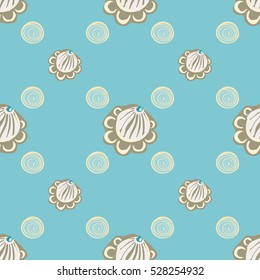 Abstract flower seamless pattern background. Vector texture Floral seamless backgrounds.