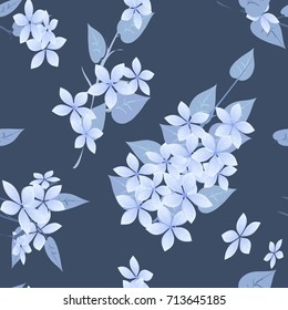 Abstract flower seamless pattern background