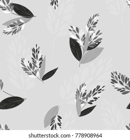 Abstract flower seamless pattern background