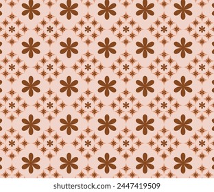 Abstract flower seamless pattern for clothing, fashion, and product design