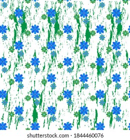 Abstract flower seamless pattern. Fashion graphic background design. Modern stylish abstract texture. Design colorful template for prints, textiles, wallpaper, website, etc. Vector illustration