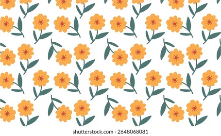 Abstrato flor padrão sem costura, fundo floral de doodle botânico desenhado à mão, arte botânica mínima, papel de parede de flores polka bonito.