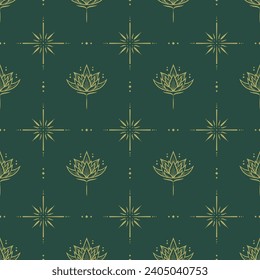 abstract flower seamless pattern luxury background
