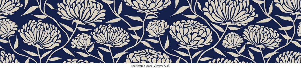 Abstract flower seamless pattern. Flower patter. floral pattern.