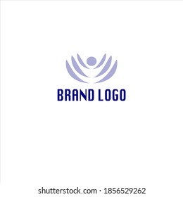 Logo-Design in Form einer abstrakten Blume