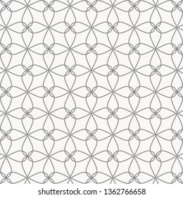 abstract flower and star thin line crossed each, pattern is clean and able align by hand. pattern is on swatches panel.