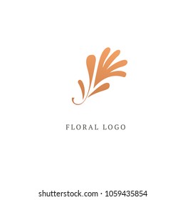 Abstract flower store logo icon vector design. Cosmetics, Spa, Beauty salon Decoration Boutique vector logo. Vector illustration, Graphic Design Editable Design. Floral logo. Flower wedding icon. 