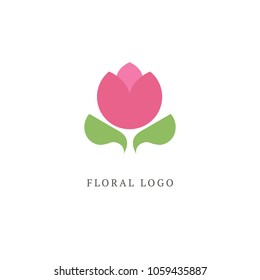 Abstract flower store logo icon vector design. Cosmetics, Spa, Beauty salon Decoration Boutique vector logo. Vector illustration, Graphic Design Editable Design. Floral logo. Flower wedding icon. 