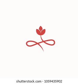 Abstract flower store logo icon vector design. Cosmetics, Spa, Beauty salon Decoration Boutique vector logo. Vector illustration, Graphic Design Editable Design. Floral logo. Flower wedding icon. 