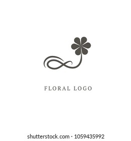 Abstract flower store logo icon vector design. Cosmetics, Spa, Beauty salon Decoration Boutique vector logo. Vector illustration, Graphic Design Editable Design. Floral logo. Flower wedding icon. 