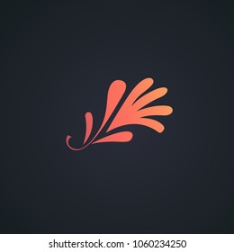 Abstract flower store logo icon vector design. Cosmetics, Spa, Beauty salon Decoration Boutique vector logo. Floral logo. Flower wedding icon. Luxury spring and summer, emblem.