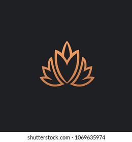 Abstract flower store logo icon vector design. Cosmetics, Spa, Beauty salon Decoration Boutique vector logo. Vector illustration, Graphic Design Editable Design. Floral logo. Flower wedding icon. 