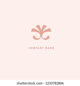 Abstract flower store logo icon vector design. Cosmetics, Spa, Beauty salon Decoration Boutique vector logo. Vector illustration, Graphic Design Editable Design. Floral logo. Flower wedding icon