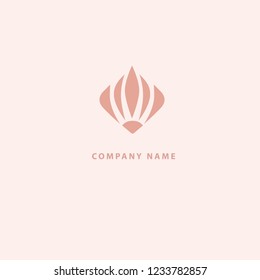 Abstract flower store logo icon vector design. Cosmetics, Spa, Beauty salon Decoration Boutique vector logo. Vector illustration, Graphic Design Editable Design. Floral logo. Flower wedding icon