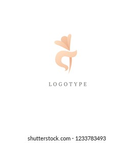 Abstract flower store logo icon vector design. Cosmetics, Spa, Beauty salon Decoration Boutique vector logo. Vector illustration, Graphic Design Editable Design. Floral logo. Flower wedding icon.