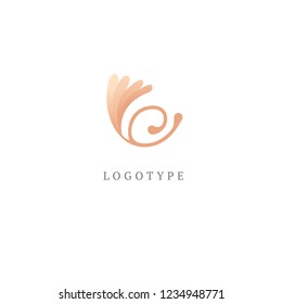 Abstract flower store logo icon vector design. Cosmetics, Spa, Beauty salon Decoration Boutique vector logo. Vector illustration, Graphic Design Editable Design. Floral logo. Flower wedding icon
